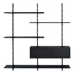 Studio Copenhagen Étagère murale Lautaro I - Chêne noir -Meubles de salon Soldes 1000216663 200820 06181400222 DETAILS P000000001000216663