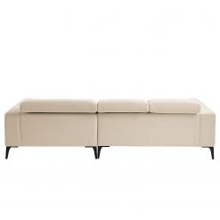 Studio Copenhagen Canapé d’angle Berrie I - Tissu Saia: Beige - Largeur : 266 cm - Méridienne courte à droite (vue de face) -Meubles de salon Soldes 1000217440 201222 13342000034 DETAILS P000000001000217440