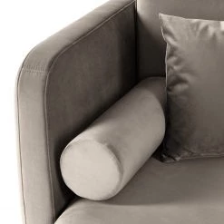 Jack & Alice Canapé convertible Teresina - Velours - Platine - Largeur : 192 cm - Alignement à gauche -Meubles de salon Soldes 1000217673 211006 061518000131 DETAILS P000000001000217673