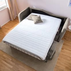 Jack & Alice Canapé convertible Teresina - Velours - Platine - Largeur : 192 cm - Alignement à gauche -Meubles de salon Soldes 1000217673 211006 06151800045 MOOD DETAILS P000000001000217673 mood