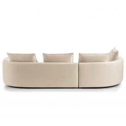 Studio Copenhagen Grand canapé Buckley II - Tissu Saia: Beige - Alignement à gauche -Meubles de salon Soldes 1000217828 201221 11170800816 DETAILS P000000001000217828