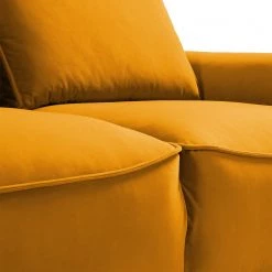 Studio Copenhagen Canapé d’angle Buckley I - Velours Shyla: Orange jaune - Méridienne courte à gauche (vue de face) -Meubles de salon Soldes 1000217929 201119 12203400357 DETAILS P000000001000217929