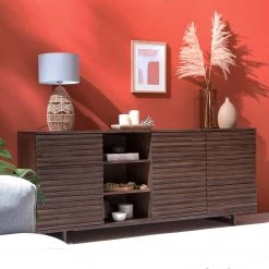 Studio Copenhagen Buffet Kirley III - Acacia massif - Acacia foncé -Meubles de salon Soldes 1000218057 210420 08100100002 MOOD DETAILS P000000001000218057 mood