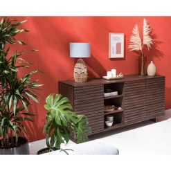 Studio Copenhagen Buffet Kirley III - Acacia massif - Acacia foncé -Meubles de salon Soldes 1000218057 210420 08100300004 MOOD DETAILS P000000001000218057 mood