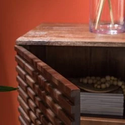 Studio Copenhagen Buffet Kirley I - Acacia massif - Acacia foncé -Meubles de salon Soldes 1000218062 210608 14180000016 DETAILS P000000001000218062