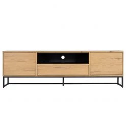 Studio Copenhagen Meuble TV Flox I - Placage en bois véritable / Métal -Chêne / Noir 19 Studio Copenhagen Meuble TV Flox I - Placage en bois véritable / Métal -Chêne / Noir -Meubles de salon Soldes 1000218126 210720 11572200001 DETAILS P000000001000218126