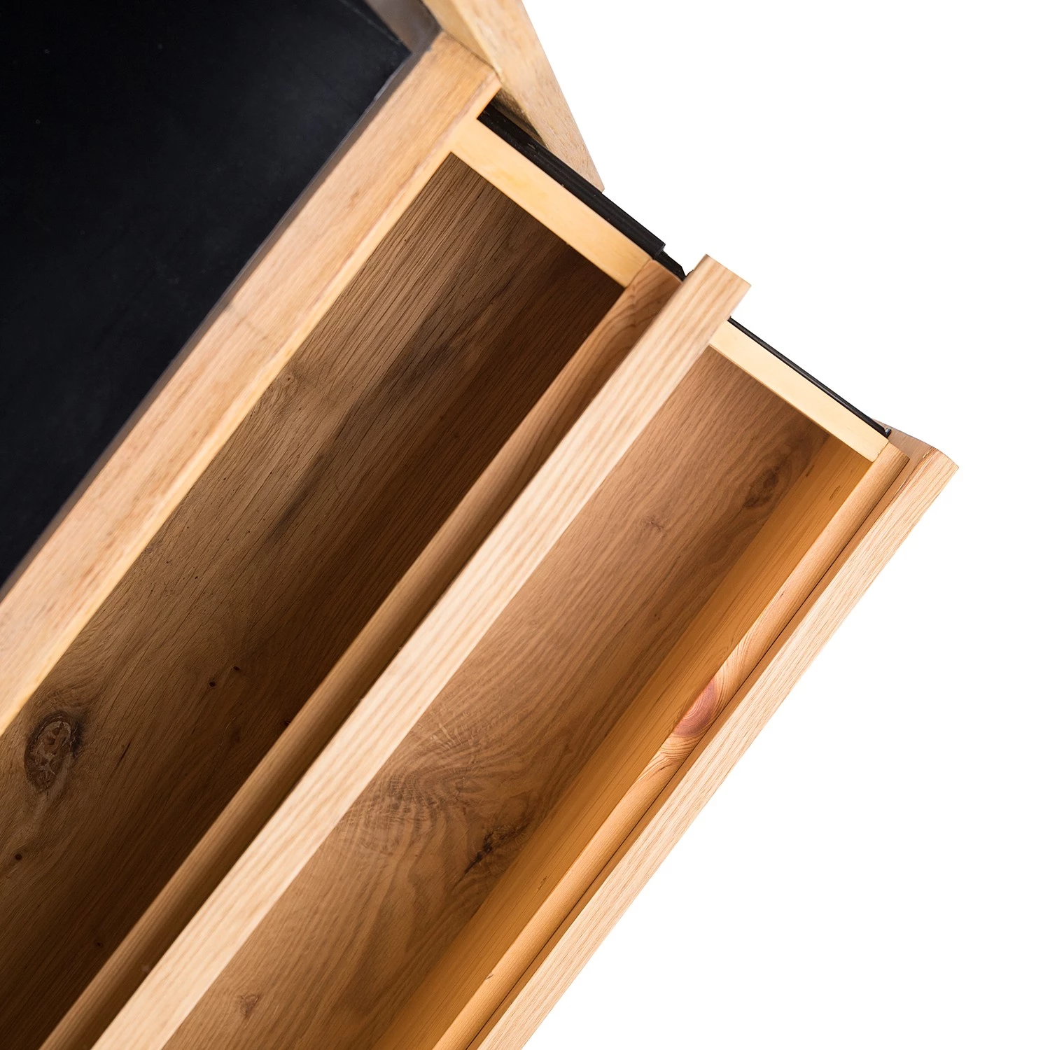 Studio Copenhagen Buffet haut Flox - Placage en bois véritable / Métal -Chêne / Noir 18 Studio Copenhagen Buffet haut Flox - Placage en bois véritable / Métal -Chêne / Noir – Image 16