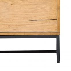 Studio Copenhagen Buffet haut Flox - Placage en bois véritable / Métal -Chêne / Noir 35 Studio Copenhagen Buffet haut Flox - Placage en bois véritable / Métal -Chêne / Noir -Meubles de salon Soldes 1000218128 210901 08134800019 DETAILS P000000001000218128