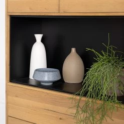 Studio Copenhagen Buffet haut Flox - Placage en bois véritable / Métal -Chêne / Noir 28 Studio Copenhagen Buffet haut Flox - Placage en bois véritable / Métal -Chêne / Noir -Meubles de salon Soldes 1000218128 211020 14274300072 DETAILS P000000001000218128