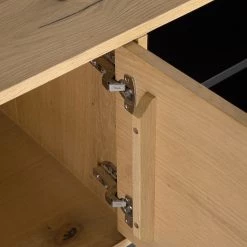 Studio Copenhagen Meuble TV Flox II - Placage en bois véritable / Métal -Chêne / Noir 22 Studio Copenhagen Meuble TV Flox II - Placage en bois véritable / Métal -Chêne / Noir -Meubles de salon Soldes 1000218134 210720 12054000008 DETAILS P000000001000218134