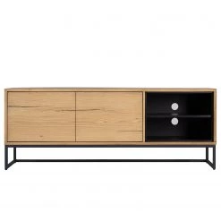 Studio Copenhagen Meuble TV Flox II - Placage en bois véritable / Métal -Chêne / Noir 18 Studio Copenhagen Meuble TV Flox II - Placage en bois véritable / Métal -Chêne / Noir -Meubles de salon Soldes 1000218134 210720 12091700019 DETAILS P000000001000218134