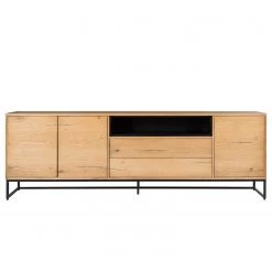 Studio Copenhagen Buffet Flox II - Placage en bois véritable / Métal -Chêne / Noir 17 Studio Copenhagen Buffet Flox II - Placage en bois véritable / Métal -Chêne / Noir -Meubles de salon Soldes 1000218135 210901 08134800021 DETAILS P000000001000218135