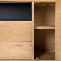 Studio Copenhagen Buffet Flox II - Placage en bois véritable / Métal -Chêne / Noir 24 Studio Copenhagen Buffet Flox II - Placage en bois véritable / Métal -Chêne / Noir -Meubles de salon Soldes 1000218135 210901 08134800025 DETAILS P000000001000218135