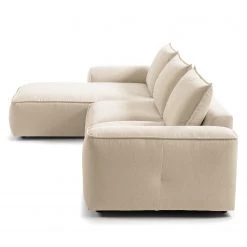 Studio Copenhagen Canapé d’angle Buckley II - Tissu Saia: Beige - Méridienne courte à gauche (vue de face) -Meubles de salon Soldes 1000218155 201221 11181201347 DETAILS P000000001000218155