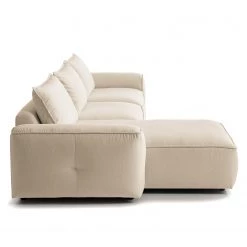 Studio Copenhagen Canapé d’angle Buckley II - Tissu Saia: Beige - Méridienne courte à gauche (vue de face) -Meubles de salon Soldes 1000218155 201221 11181301349 DETAILS P000000001000218155