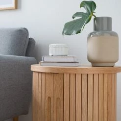 Mørteens Table d’appoint Hanck - Partiellement en chêne massif -Meubles de salon Soldes 1000218288 210316 13540800003 DETAILS P000000001000218288