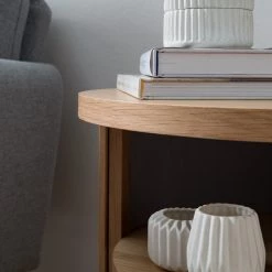 Mørteens Table d’appoint Hanck - Partiellement en chêne massif -Meubles de salon Soldes 1000218288 210316 13540800008 DETAILS P000000001000218288