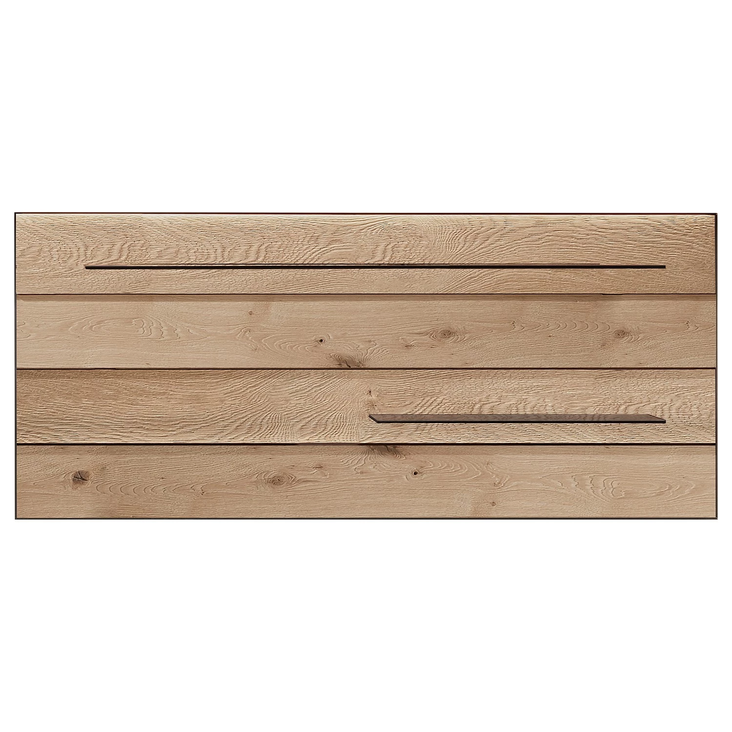 GWINNER Ensemble meubles TV Misano II (3 élém.) - Placage en bois véritable / Verre - Planches de chêne / Gris - Anthracite / Chêne sauvage - Sans éclairage 4 GWINNER Ensemble meubles TV Misano II (3 élém.) - Placage en bois véritable / Verre - Planches de chêne / Gris - Anthracite / Chêne sauvage - Sans éclairage – Image 2