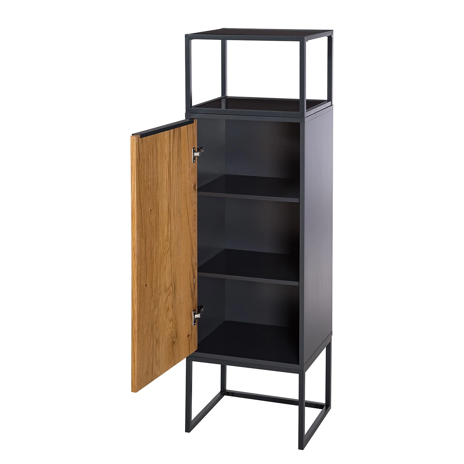 Red Living Armoire Barview I - Placage en chêne - Chêne / Anthracite 8 Red Living Armoire Barview I - Placage en chêne - Chêne / Anthracite – Image 6