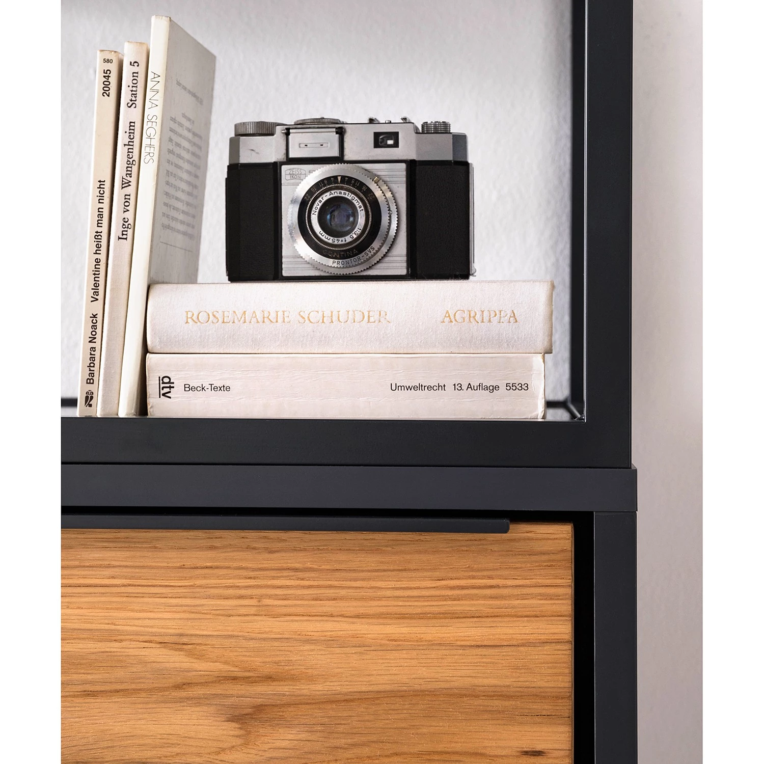 Red Living Armoire Barview I - Placage en chêne - Chêne / Anthracite 19 Red Living Armoire Barview I - Placage en chêne - Chêne / Anthracite – Image 17