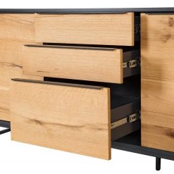 Red Living Buffet Barview I - Placage en chêne - Chêne / Anthracite 37 Red Living Buffet Barview I - Placage en chêne - Chêne / Anthracite -Meubles de salon Soldes 1000218372 210420 14110100005 DETAILS P000000001000218372