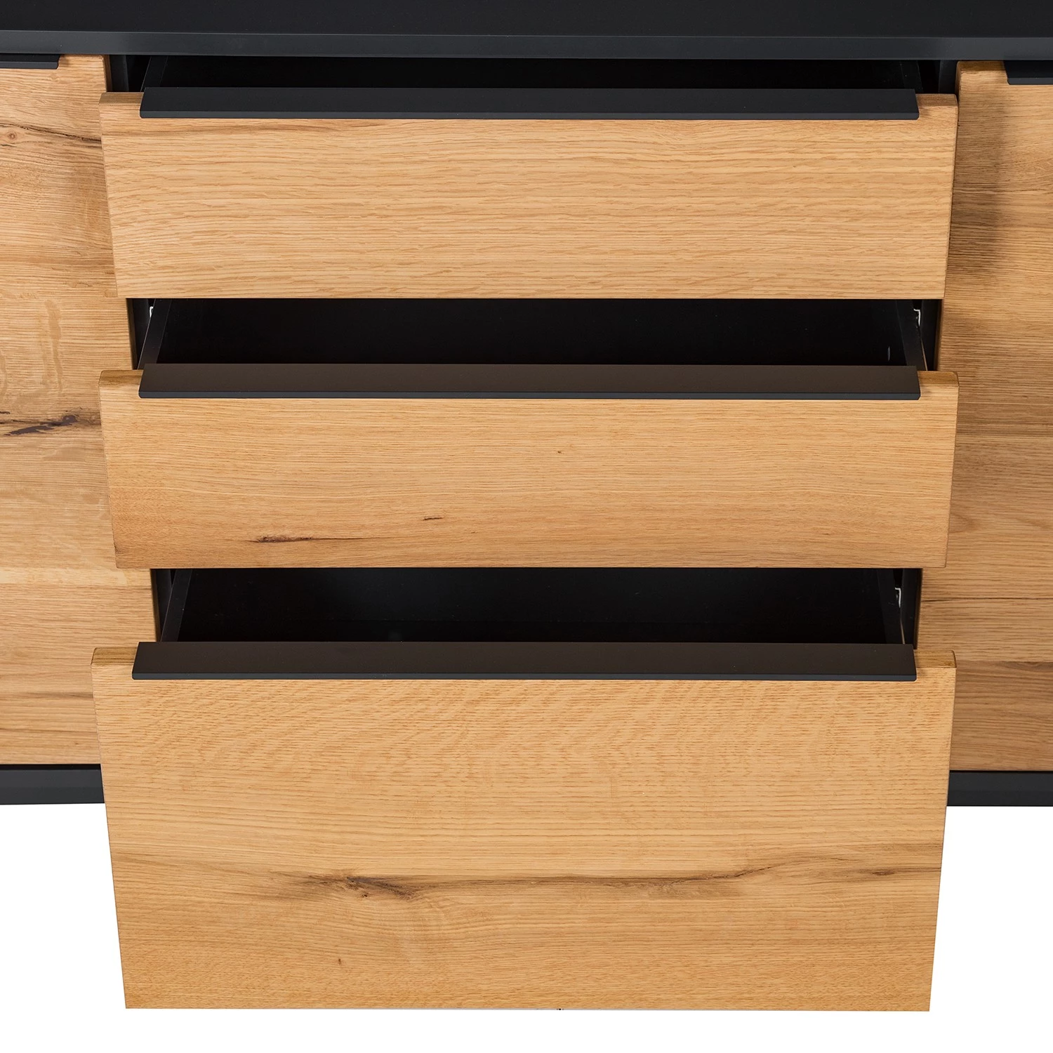 Red Living Buffet Barview I - Placage en chêne - Chêne / Anthracite 17 Red Living Buffet Barview I - Placage en chêne - Chêne / Anthracite – Image 15