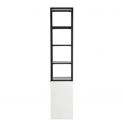 Fredriks Étagère White Hall - Blanc mat / Noir -Meubles de salon Soldes 1000218374 210121 14233400004 DETAILS P000000001000218374