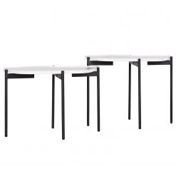 Red Living Bouts de canapé Morand (lot de 2) - Blanc 17 Red Living Bouts de canapé Morand (lot de 2) - Blanc -Meubles de salon Soldes 1000218396 210913 10205300009 DETAILS P000000001000218396