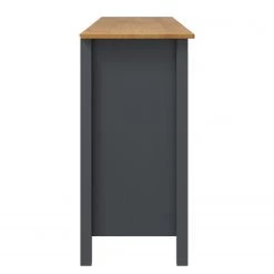 Maison Belfort Commode Rivery III - Pin massif - Anthracite -Meubles de salon Soldes 1000218438 210128 06171400039 DETAILS P000000001000218438