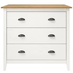 Maison Belfort Commode Rivery III - Pin massif - Blanc 9 Maison Belfort Commode Rivery III - Pin massif - Blanc -Meubles de salon Soldes 1000218439 210128 06172200043 DETAILS P000000001000218439