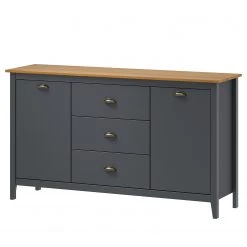Maison Belfort Buffet Rivery III - Pin massif - Anthracite