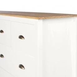 Maison Belfort Buffet Rivery II - Pin massif - Blanc -Meubles de salon Soldes 1000218448 220407 050 DETAILS P000000001000218448