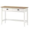 Maison Belfort Console Rivery - Pin massif - Blanc -Meubles de salon Soldes 1000218464 210128 06213200153 IMAGE P000000001000218464