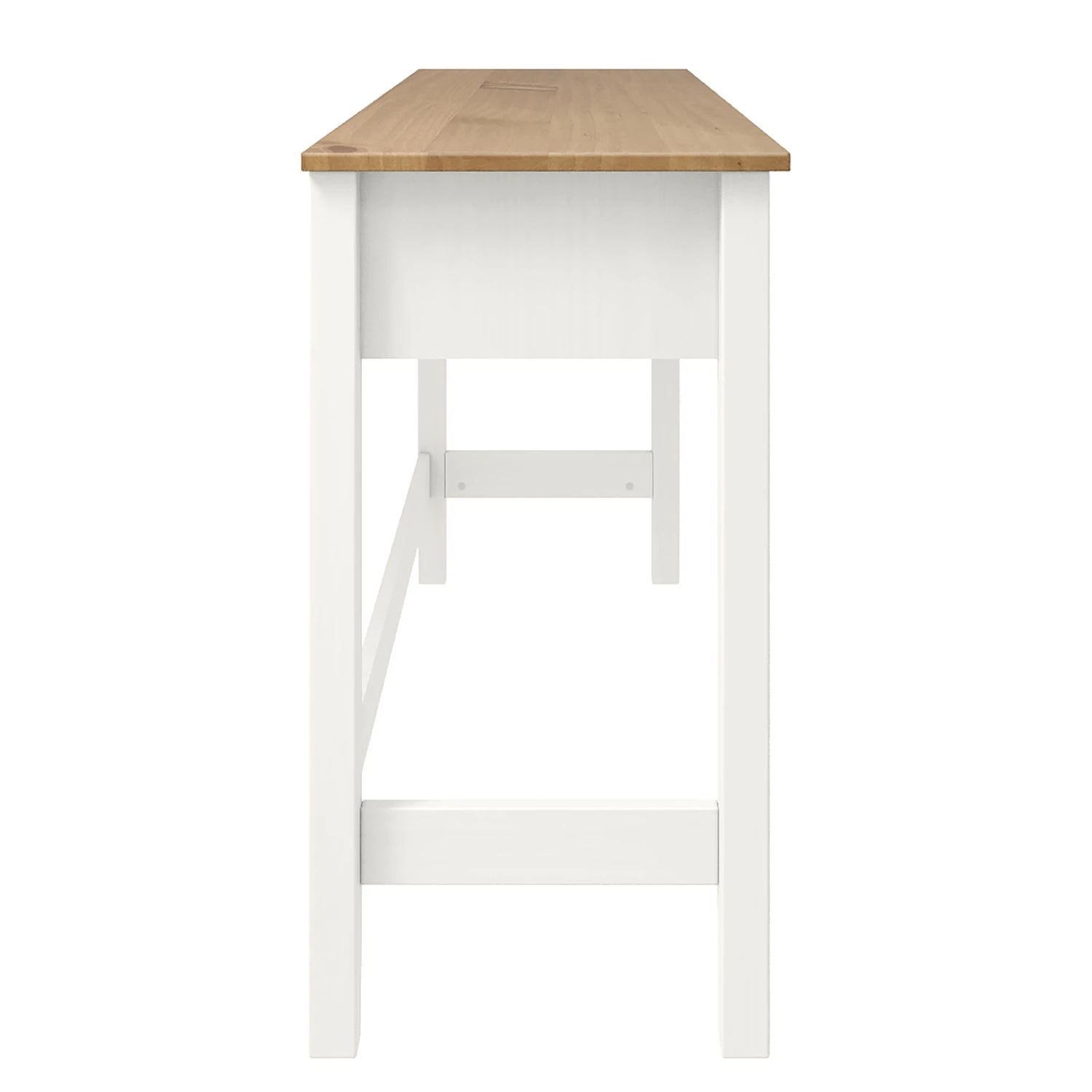 Maison Belfort Console Rivery - Pin massif - Blanc 6 Maison Belfort Console Rivery - Pin massif - Blanc – Image 4