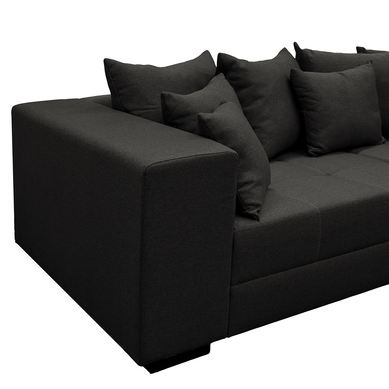 Fredriks Grand canapé Colwall I - Tissu - Tissu Etje: Marron foncé 4 Fredriks Grand canapé Colwall I - Tissu - Tissu Etje: Marron foncé – Image 2