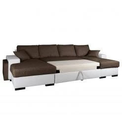 Fredriks Canapé panoramique Bardwell - Similicuir, tissu - Marron / Blanc 11 Fredriks Canapé panoramique Bardwell - Similicuir, tissu - Marron / Blanc -Meubles de salon Soldes 1000218701 210202 11591400207 DETAILS P000000001000218701