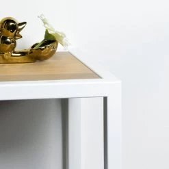 Loftscape Console Wareham - Chêne massif / Métal - Chêne / Blanc -Meubles de salon Soldes 1000219500 200724 06293400042 DETAILS P000000001000219500