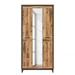 Ridgevalley Armoire Priay II - Imitation mélèze / Graphite -Meubles de salon Soldes 1000220684 200819 06370000108 DETAILS P000000001000220684