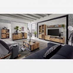 Ridgevalley Buffet Priay - Imitation mélèze / Graphite -Meubles de salon Soldes 1000220687 200819 06373600124 MOOD DETAILS P000000001000220687 mood