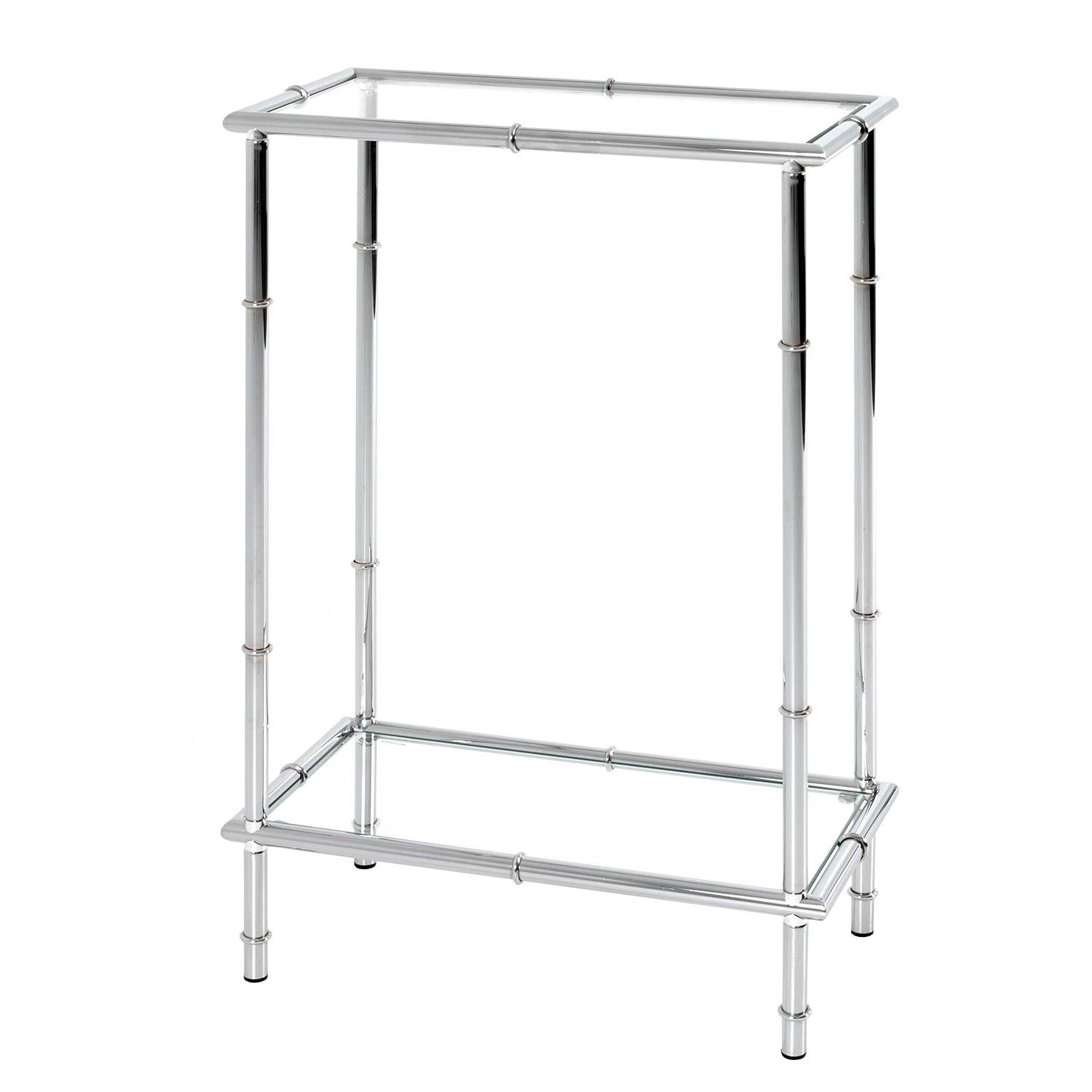 Loftscape Console Newellton - Verre / Métal - Chrome 3 Loftscape Console Newellton - Verre / Métal - Chrome