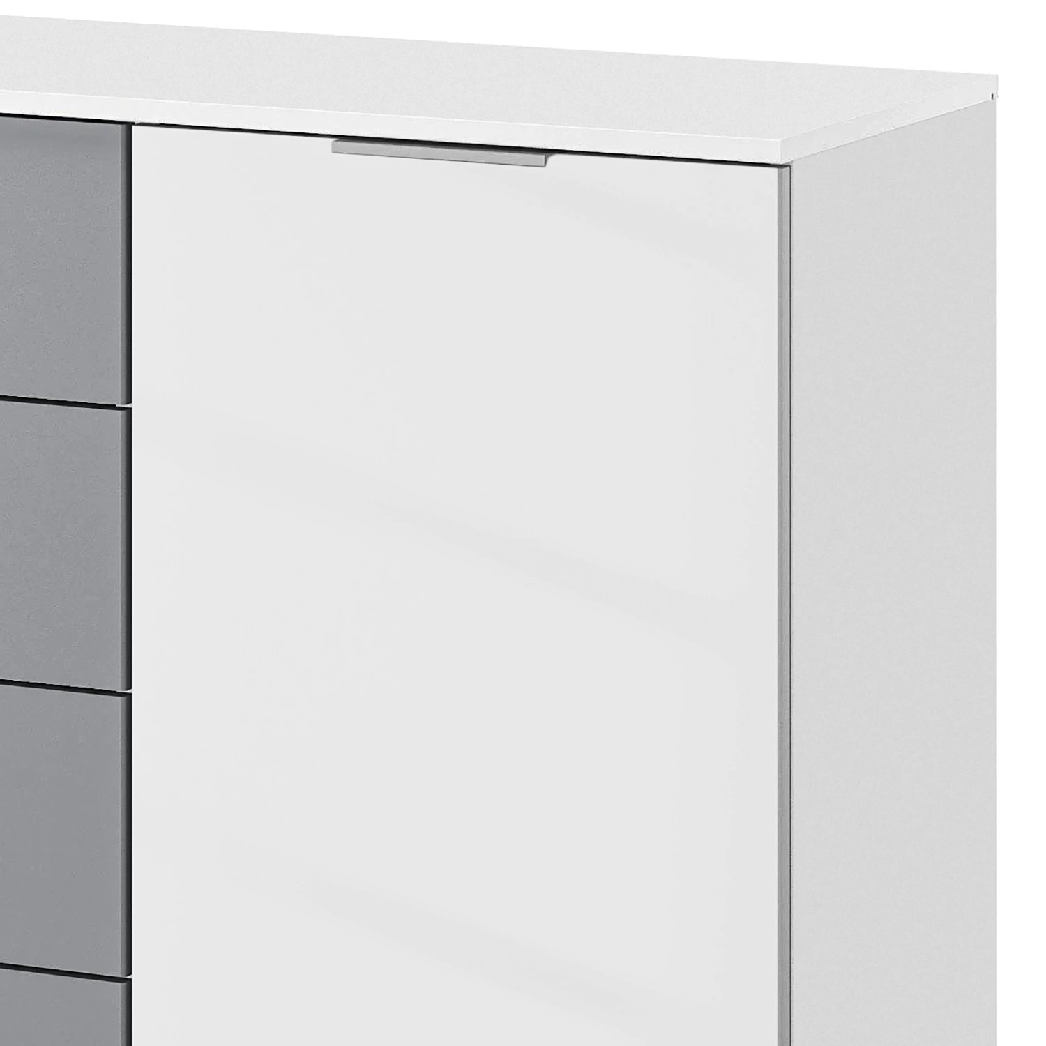 Rauch Orange Commode Bellezza III - Blanc brillant / Gris 5 Rauch Orange Commode Bellezza III - Blanc brillant / Gris – Image 3