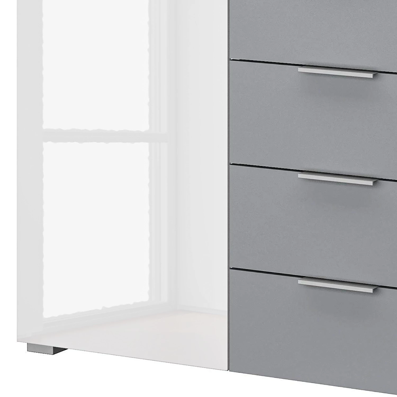 Rauch Orange Commode Bellezza III - Blanc brillant / Gris 6 Rauch Orange Commode Bellezza III - Blanc brillant / Gris – Image 4