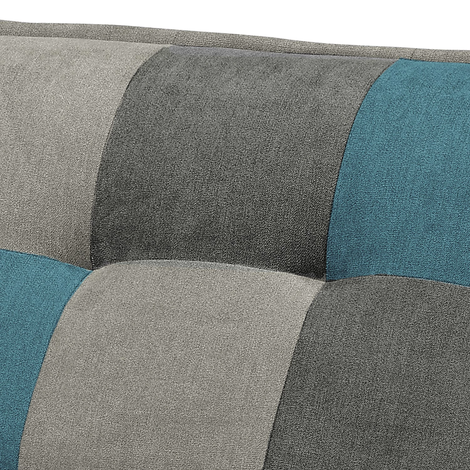 Fredriks Canapé Tutu (2 places) - Microfibre - Microfibre Ranu Patchwork: Denim / Gris 7 Fredriks Canapé Tutu (2 places) - Microfibre - Microfibre Ranu Patchwork: Denim / Gris – Image 5