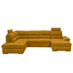 Fredriks Canapé panoramique Caldwell - Tissu - Tissu Roge: Safran - Méridienne longue à gauche (vue de face) -Meubles de salon Soldes 1000222154 201119 09423400392 DETAILS P000000001000222154