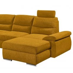 Fredriks Canapé panoramique Caldwell - Tissu - Tissu Roge: Safran - Méridienne longue à gauche (vue de face) -Meubles de salon Soldes 1000222154 201119 09423500393 DETAILS P000000001000222154