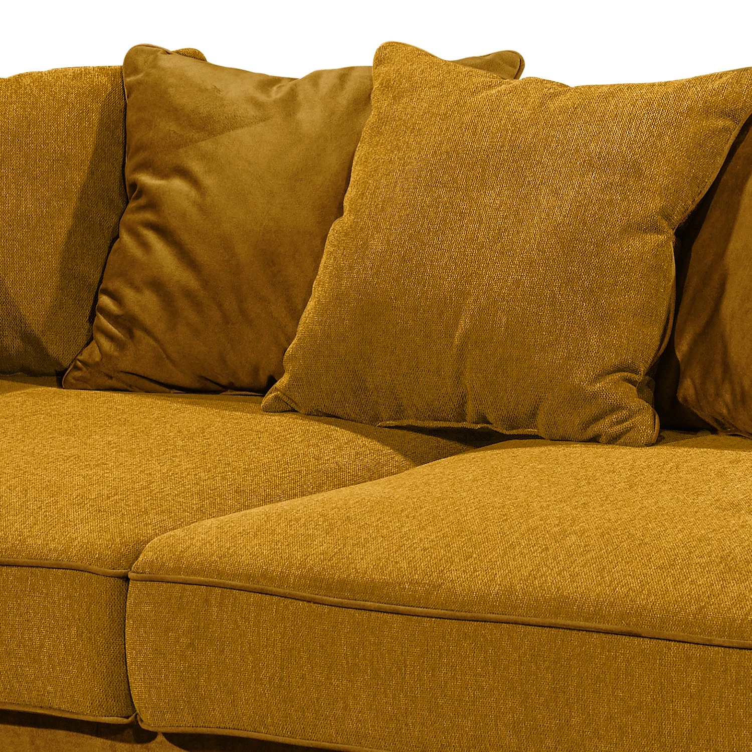 Fredriks Canapé convertible Marcola - Tissu, microfibre - Microfibre Salvo: Ocre 10 Fredriks Canapé convertible Marcola - Tissu, microfibre - Microfibre Salvo: Ocre – Image 8