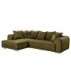 Fredriks Canapé d’angle Upland - Microfibre - Microfibre Salvo: Vert olive -Meubles de salon Soldes 1000222185 201119 09424200588 IMAGE P000000001000222185