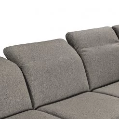 Fredriks Canapé panoramique Glenmoore - Tissu - Tissu Ganum: Gris minéral - Méridienne courte à gauche / longue à droite (vue de face) -Meubles de salon Soldes 1000222220 201113 21122100180 DETAILS P000000001000222220