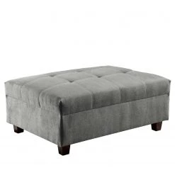 Fredriks Canapé d’angle Holton - Microfibre - Microfibre Ranu: Gris foncé - Méridienne courte à droite (vue de face) - Avec repose-pieds -Meubles de salon Soldes 1000222242 201113 13532601202 DETAILS P000000001000222242