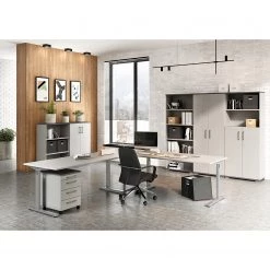 Germania Étagère de bureau GW-Profi 2.0 - Gris clair / Graphite - Hauteur : 200 cm 11 Germania Étagère de bureau GW-Profi 2.0 - Gris clair / Graphite - Hauteur : 200 cm -Meubles de salon Soldes 1000222869 200821 11192300038 MOOD DETAILS P000000001000222869 mood